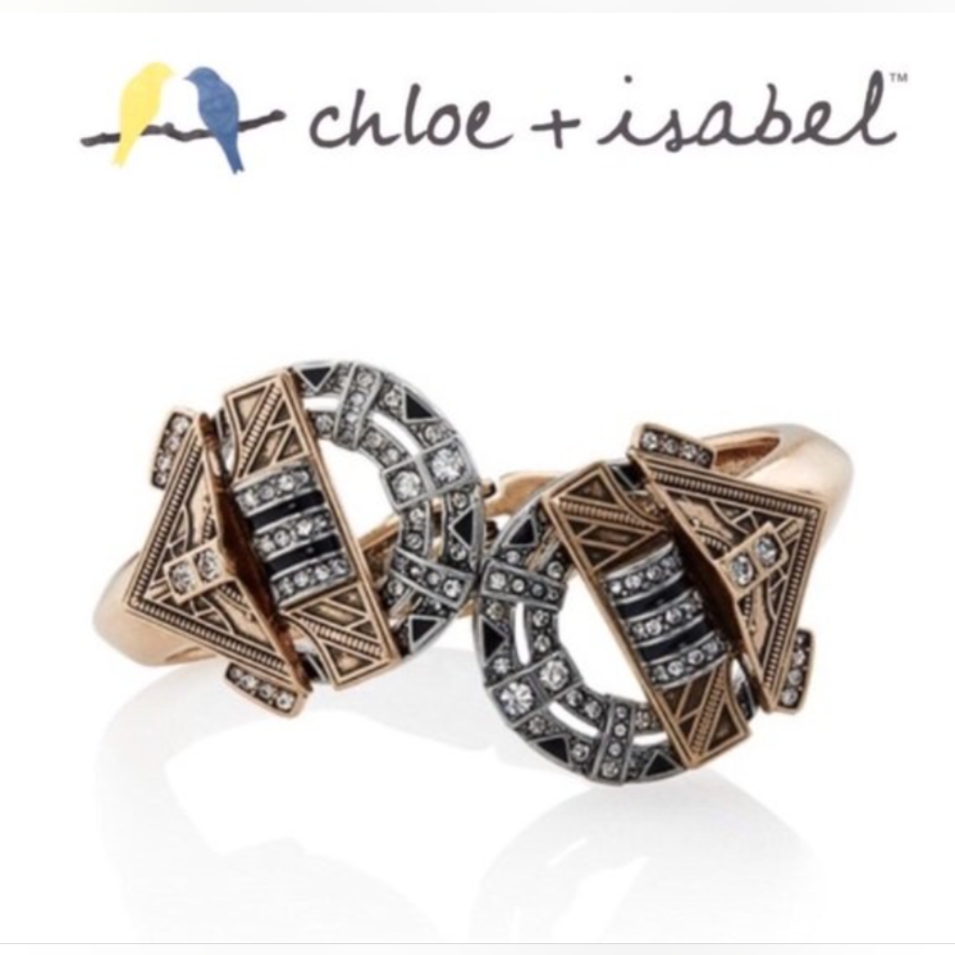 Chloe Isabel Womens Amulet Hinged Bracelet Euc 29$
